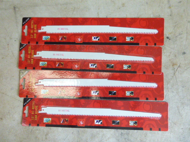 lot 62 image: 4 PTC Bi-Metal Saw Blades