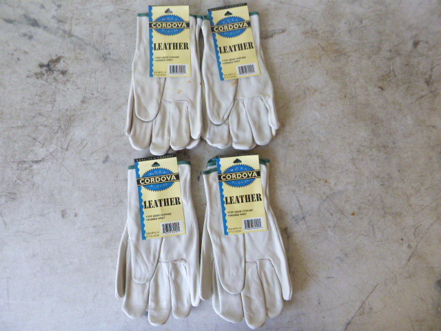 lot 109 image: 4 Pair Cordova Leather Gloves