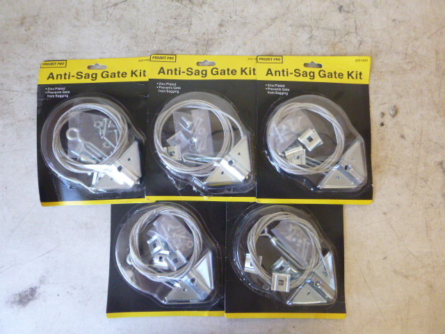 lot 153 image: 5 Project Pro Anti-Sag Gate Kits