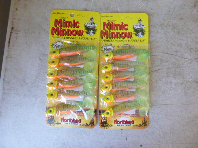 lot 183 image: 2 Packs of Northland Mimic Minnows