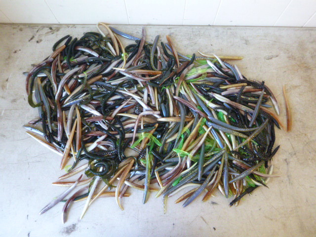 lot 186 image: Miscellaneous Plastic Worms