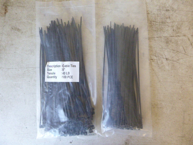 lot 192 image: 2 Packs of 8 Cable Ties