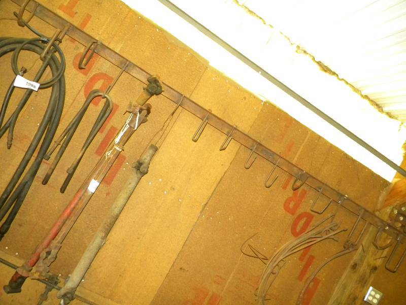 lot 141 image: Steel Racks and Hooks