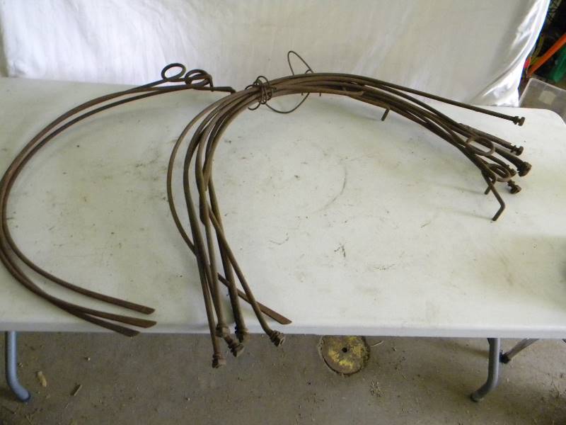 lot 171 image: Vintage Dump Rake Tines For Projects or Art