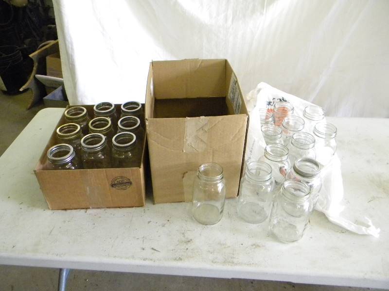 lot 177 image: Canning Jars Lot
