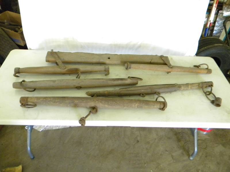 lot 253 image: Vintage Ox Hitch Pieces