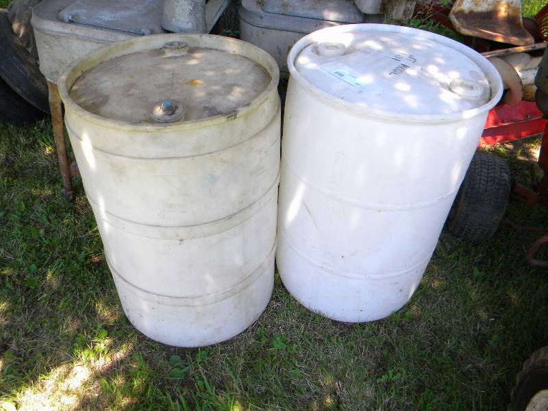 lot 277 image: 55 Gallon Rain Barrels