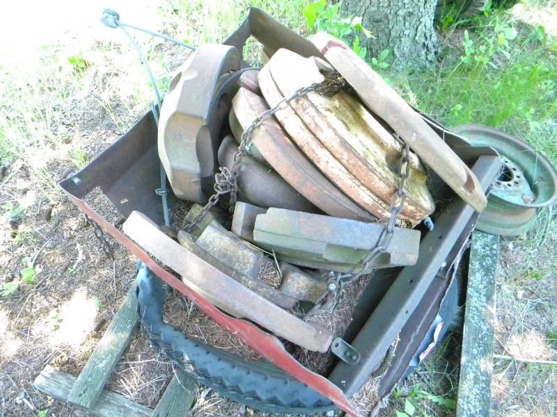 lot 287 image: Large Tractor Plates Lot