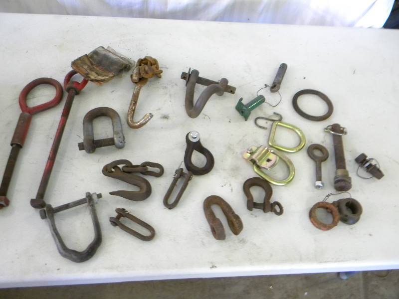 lot 316 image: U-Bolt Connectors and Chain Hooks Lot