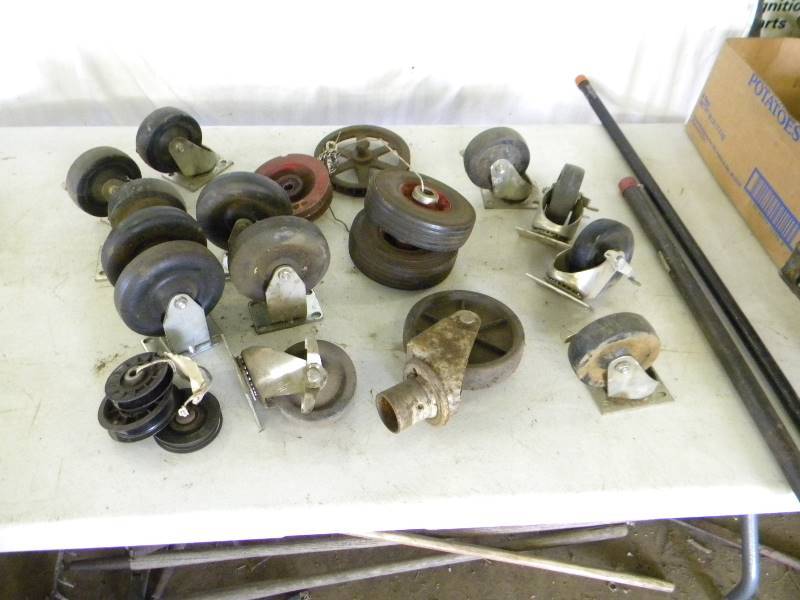lot 199 image: Castors and Wheels Lot