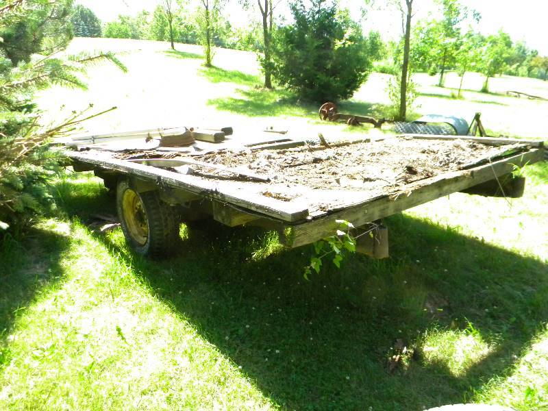 Vintage Hay Trailer K.A.S. and Stuff 45 Buffalo / Hanover Farm