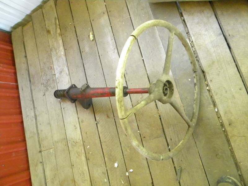 lot 425 image: Vintage Steering Column
