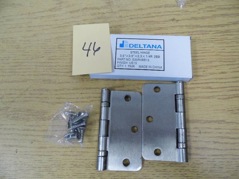 25 Pair of New Steel Hinges