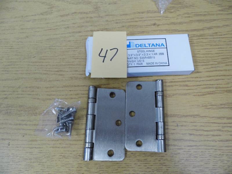 25 Pair of New Steel Hinges