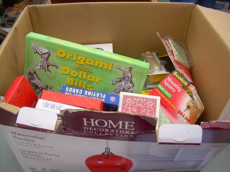 lot 75 image: ODDS AND ENDS BOX