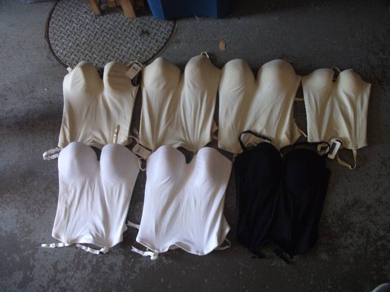 7-New With Tags Shapewear 36DDx3, 38Dx3, 32Ax1