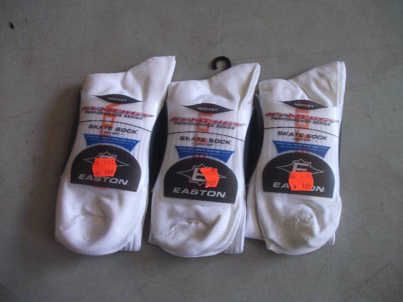 New  3-Pair Mens Synergy Skate Socks Adult Size ML