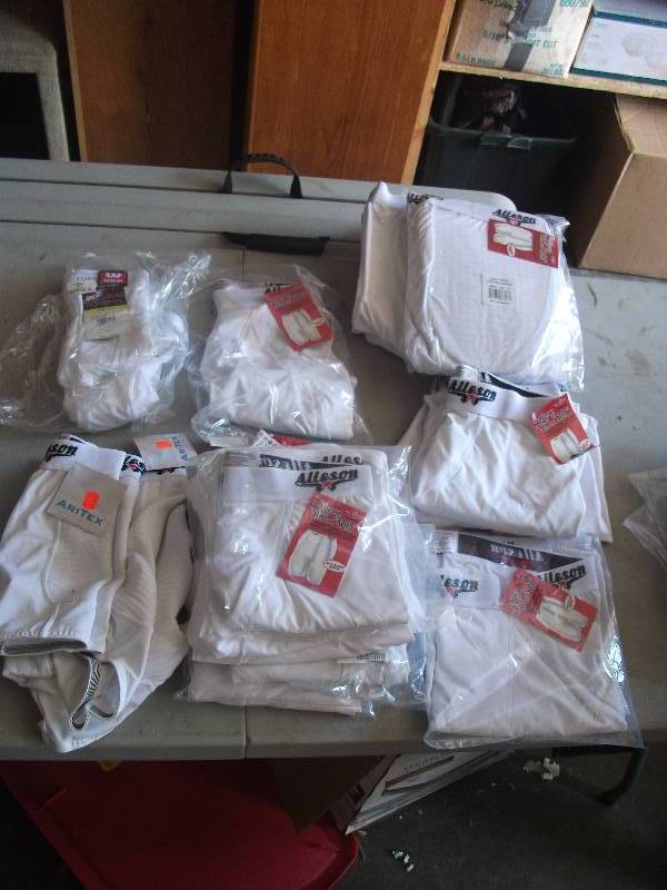 18-Assorted Alleson Brand Football Girdles & Other Underganments