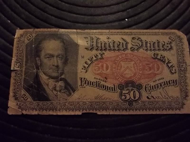 US Fractional Currency 50 Cents