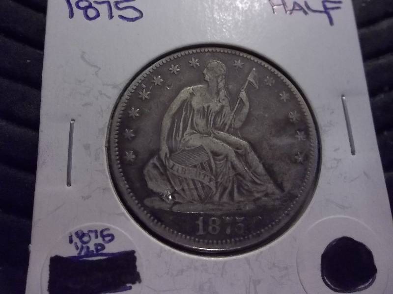 1875 Seated Liberty Half Dollar