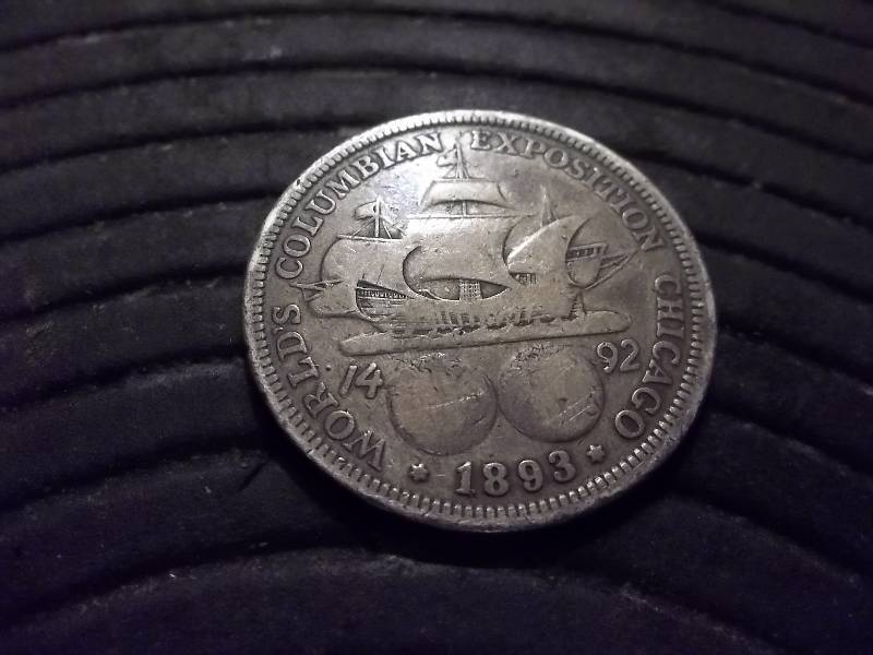 1893 Columbian Exposition Silver Half Dollar (2nd Comemmorative Coin Minted In USA)