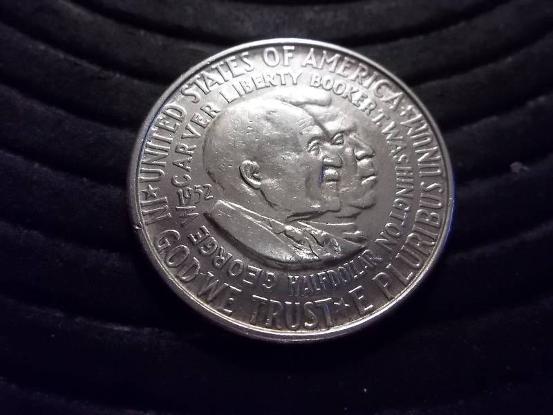1952 George Washington Carver Silver Half Dollar Comemmorative