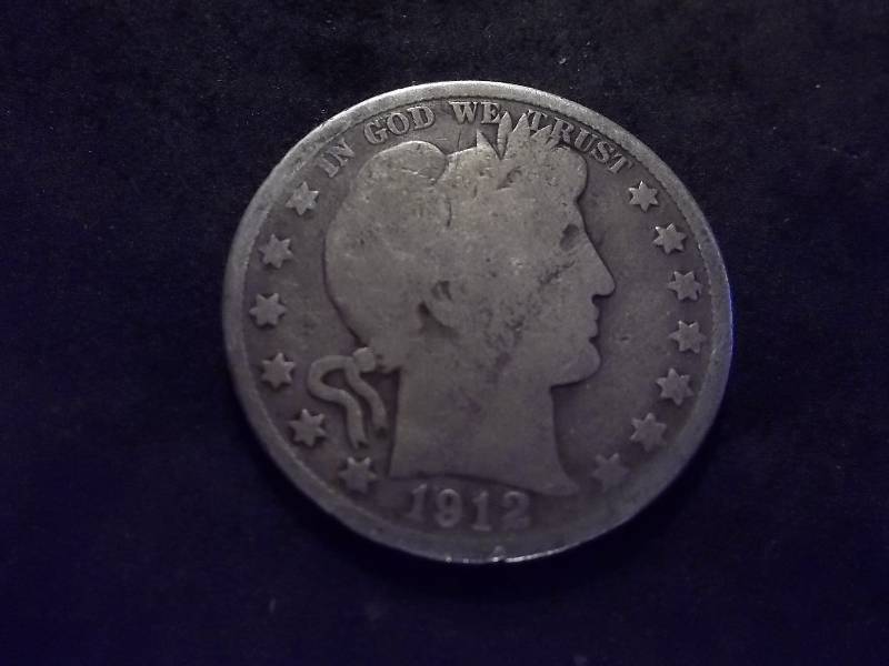 1912 D Barber Half Dollar