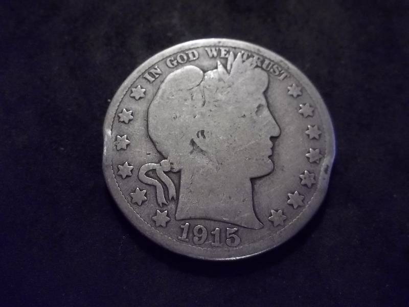 1915 D Barber Half Dollar