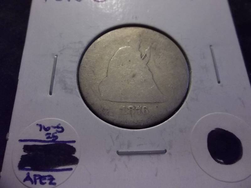 1876 S Seated Liberty Quarter