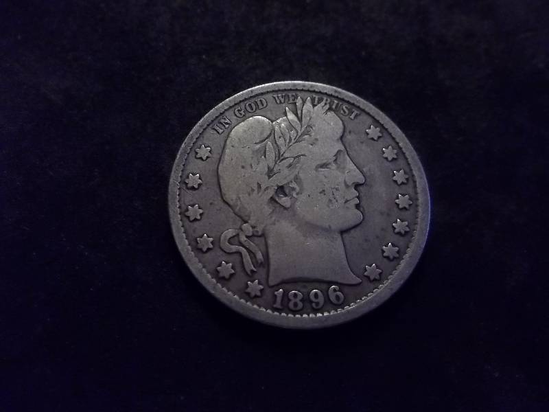 1896 O Barber Quarter Very Rare Date (In VF $375.00)