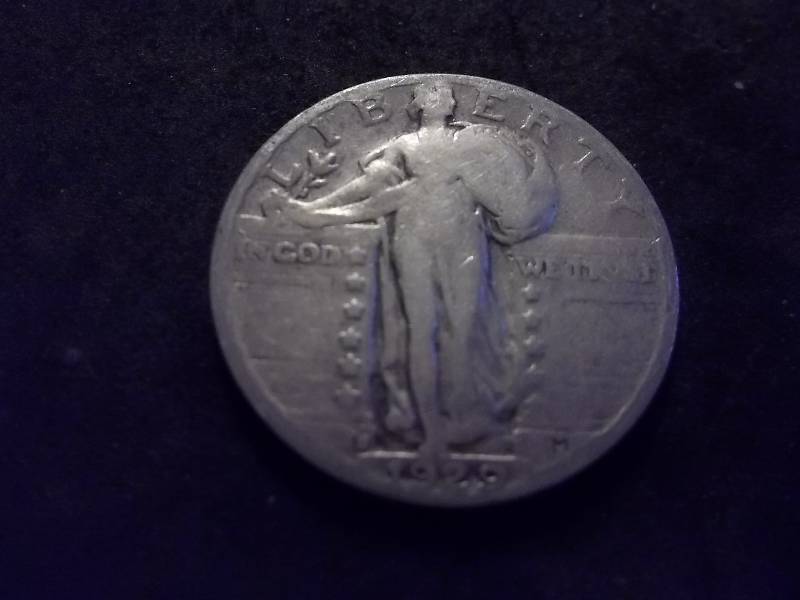 1929 S Standing Liberty Quarter Strong Date Very High Grade