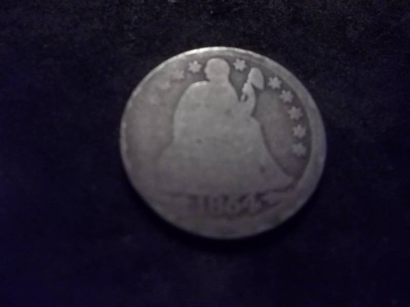 1854 Seated Liberty Dime