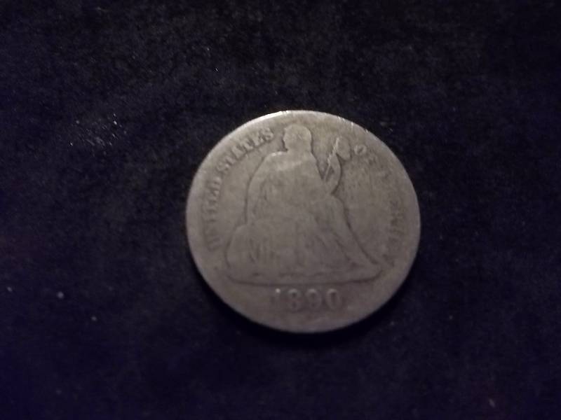 1890 Seated Liberty Dime