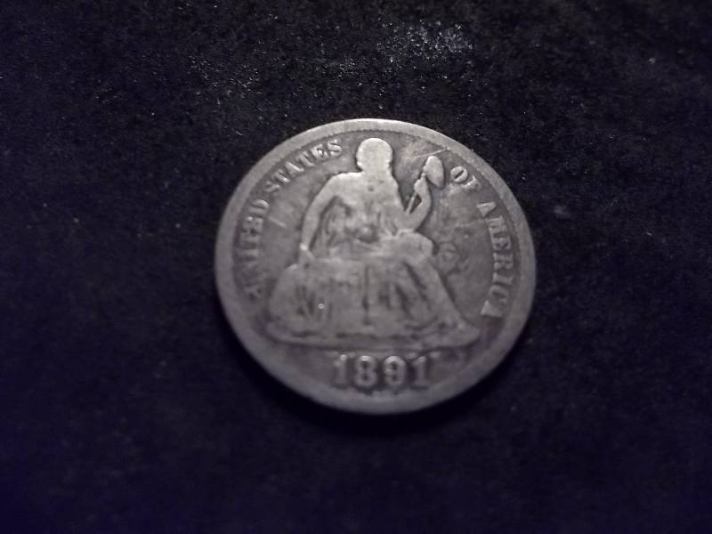 1891 Seated Liberty Dime