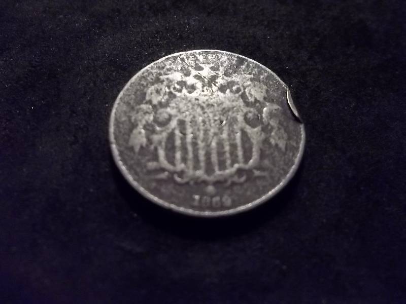 1869 Shield Nickel