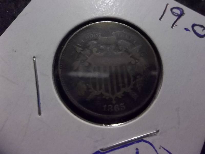 1865-2 Cent Piece Higher Grade