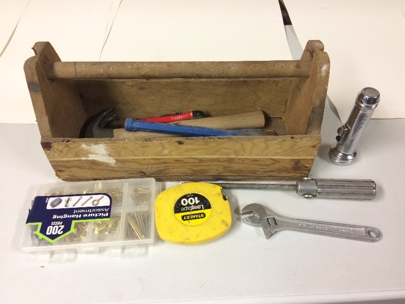 lot 24 image: Tool Box & Tools