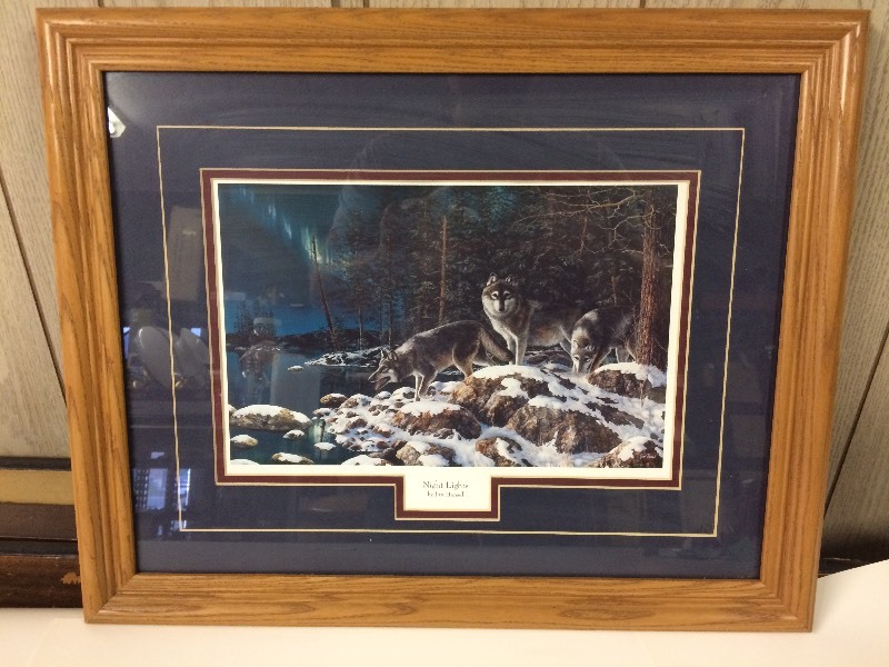 lot 32 image: Framed Print - Night Lights by Jime Hansel