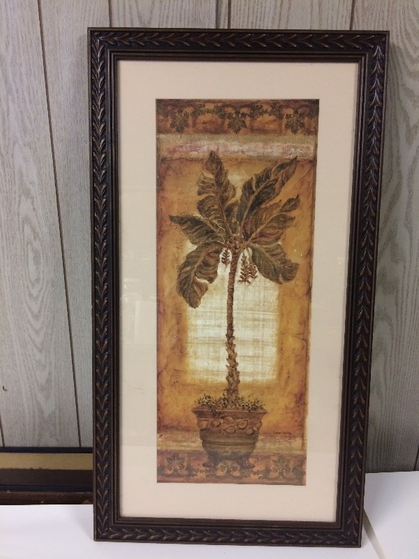 lot 30 image: Framed Print - Palm Tree