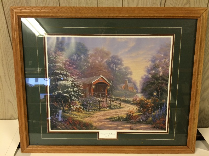 lot 27 image: Framed Print Passage to Yesterday Derk Hansen