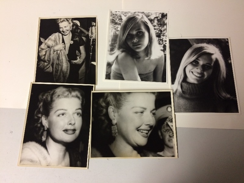 lot 39 image: 5 Movie Star Photo Glossies