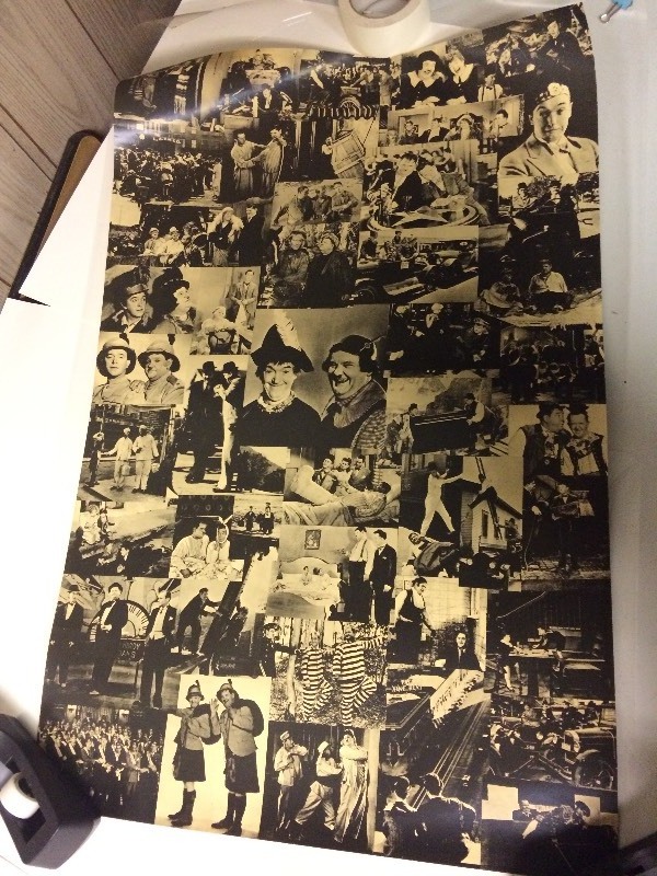 lot 42 image: Vintage Laurel & Hardy Poster