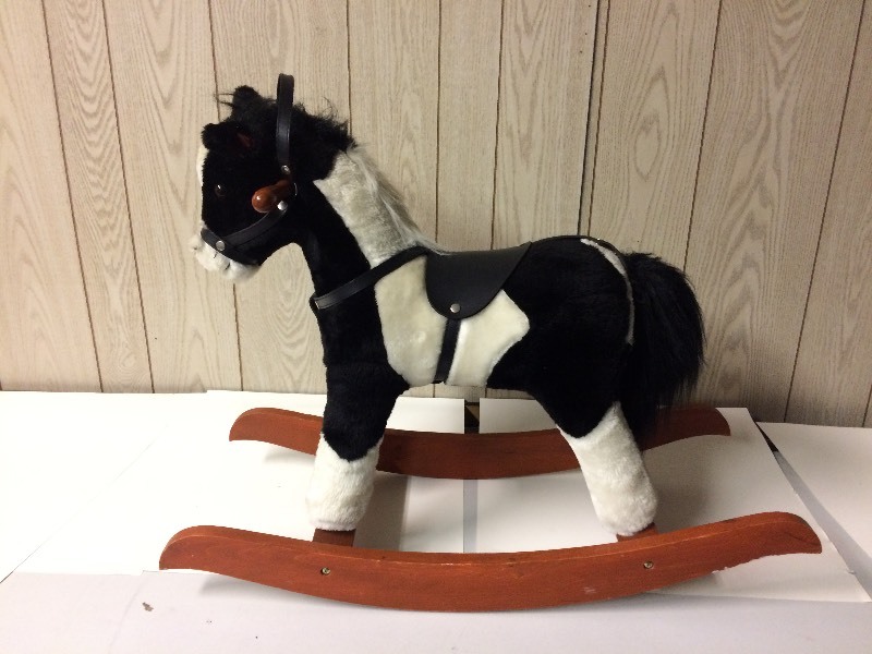 lot 45 image: Stuffed Rocking Horse with Sound