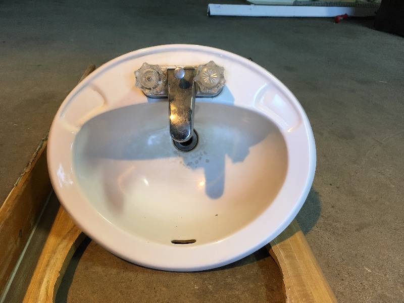 lot 45 image: VANITY WITH SINK