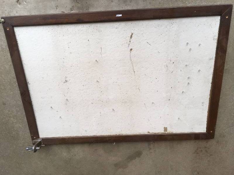lot 49 image: VINTAGE CORK BOARD, CORK BOARD, WHITE BOARD AND TRIPOD