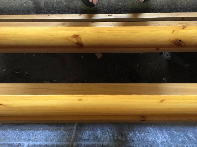 lot 66 image: EXTRA LARGE WOODEN SHELF