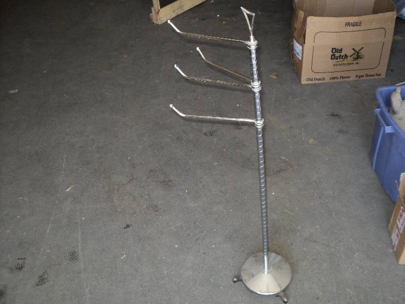 metal display stand, 45 in tall...