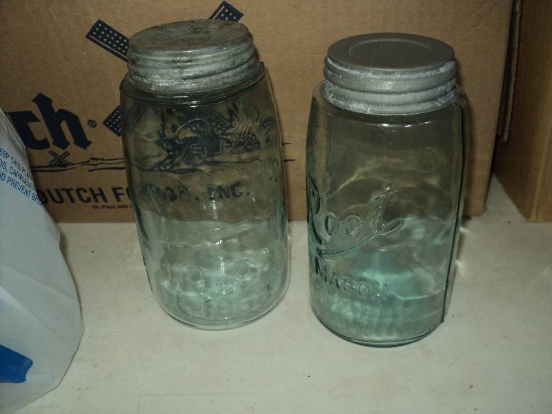 paton 1858 mason jar and root mason...