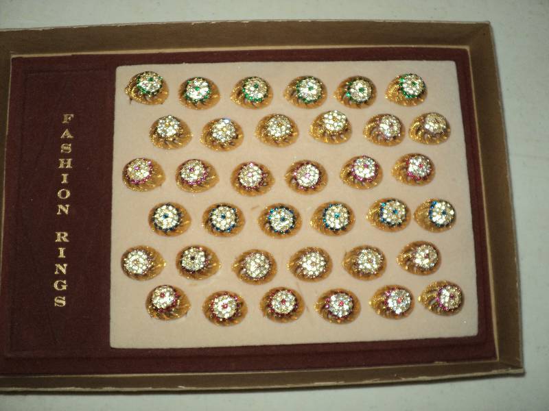 box of rings...