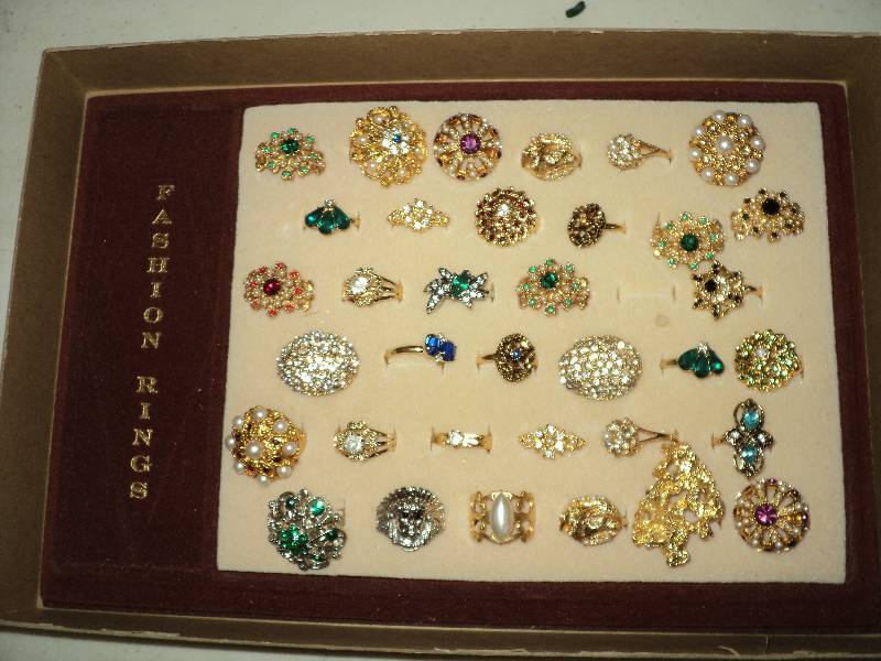 box of rings...